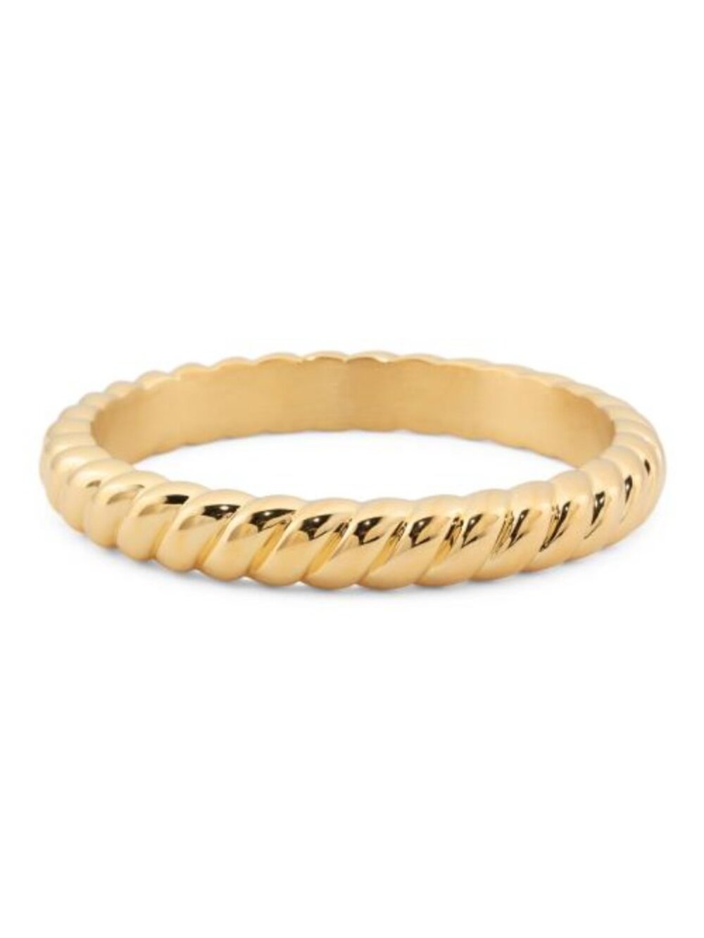 MILOR GOLD Made In Italy 14kt Gold Braided Bangle Bracelet